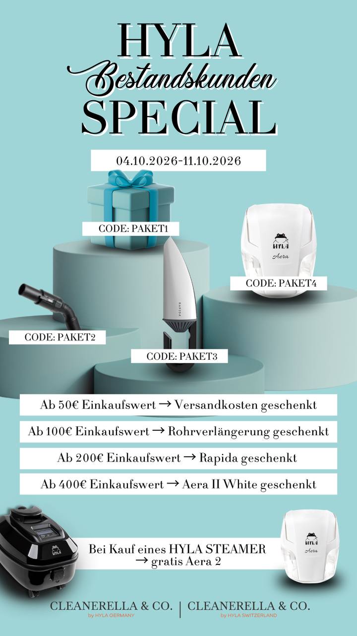 HYLA Bestandskunden Special vom 04. bis 11. Oktober 2026